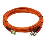 StarTech.com Câble Réseau - Jarretière Fibre Optique Duplex Multimode 50/125 OM2 LC - ST - LSZH - 5 m