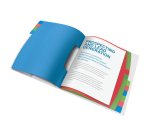 Trieur esselte vivida polypropylène translucide 12 compartiments 3 rabats bandes élastiques index amovible étiquette dos