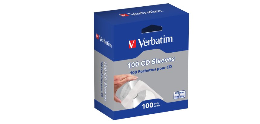Verbatim 100 custodie per CD (carta)