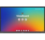 Viewsonic IFP7551-3C tableau blanc interactif 190,5 cm (75") 3840 x 2160 pixels Écran tactile Noir