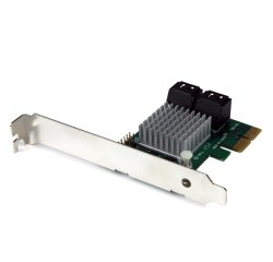 StarTech.com 4 Port PCI Express 2.0 SATA III 6Gbps RAID Controller Card with HyperDuo SSD Tiering
