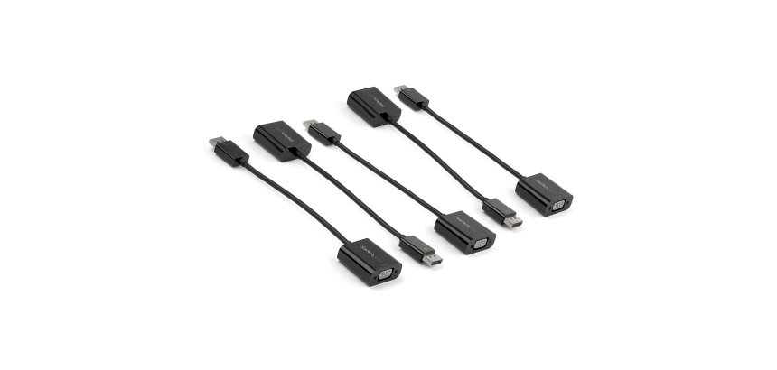 StarTech.com Adaptateur DisplayPort vers VGA - Adaptateur Actif DisplayPort 1.2 vers VGA - Dongle de Conversion Vidéo DP Numérique à VGA Analogique - Adaptateur de Moniteur DP vers VGA M/F