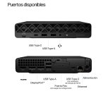 HP EliteDesk 8 Mini G1i Desktop AI PC Intel Core Ultra 5 235 16 GB DDR5-SDRAM 512 GB SSD Windows 11 Pro Mini PC