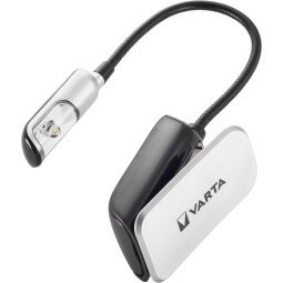 Varta 16618 Negro, Plata Linterna de clip LED