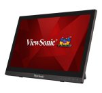 Viewsonic TD1630-3 écran plat de PC 39,6 cm (15.6") 1366 x 768 pixels HD LCD Écran tactile Multi-utilisateur Noir