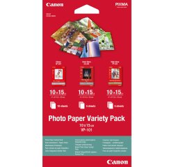 Canon Pack variété de papier photo 4 × 6" (10 × 15 cm) VP-101 de , 20 feuilles