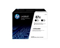 HP 87X - 2-pack - High Yield - black - original - LaserJet - toner cartridge (CF287XD)