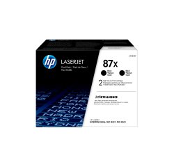 HP 87X - 2-pack - High Yield - black - original - LaserJet - toner cartridge (CF287XD)