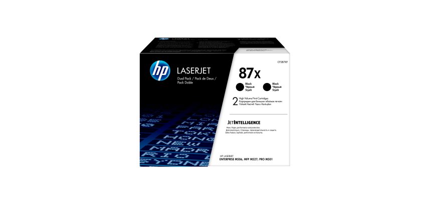 HP 87X - 2 - hoog rendement - zwart - origineel - LaserJet - tonercartridge (CF287XD)