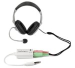 StarTech.com Adaptateur pour casque avec prises pour écouteur et microphone séparées - Mini-Jack 3,5mm 1x (M) 2x (F) - Blanc