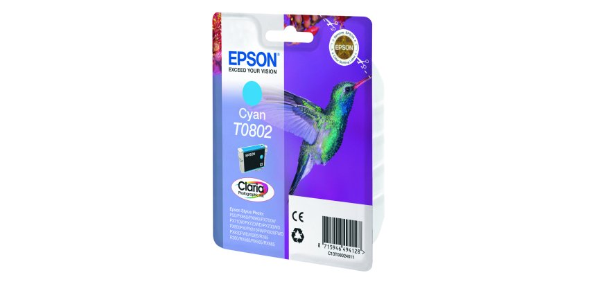 Epson T0802 - Cyan - original - Tintenpatrone