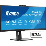 iiyama ProLite XCB3497WQSNPH-B1 écran plat de PC 86,4 cm (34") 3440 x 1440 pixels UltraWide Quad HD LED Noir