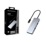 Conceptronic DONN22G replicatore di porte e docking station per laptop Cablato USB 3.2 Gen 2 (3.1 Gen 2) Type-C Grigio