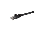 StarTech.com Cat6 Ethernet Cable - 75 ft - Black - Patch Cable - Snagless Cat6 Cable - Long Network Cable - Ethernet Cord - Cat 6 Cable - 75ft (N6PATCH75BK) - patch cable - 22.9 m - black