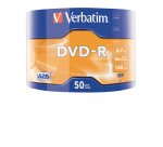 Verbatim DVD-R Matt Silver en Wrap Spindle (bobina envuelta) de 50 unidades
