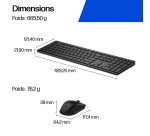 HP Ensemble clavier et souris hybride multi-appareils 495C