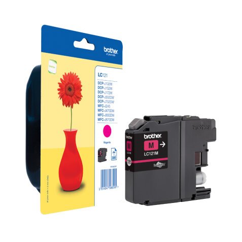 Cartouche Jet d'encre Magenta LC121M