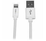 StarTech.com Câble Apple Lightning vers USB pour iPhone, iPod, iPad - 2 m Blanc