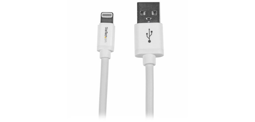 StarTech.com Câble Apple Lightning vers USB pour iPhone, iPod, iPad - 2 m Blanc