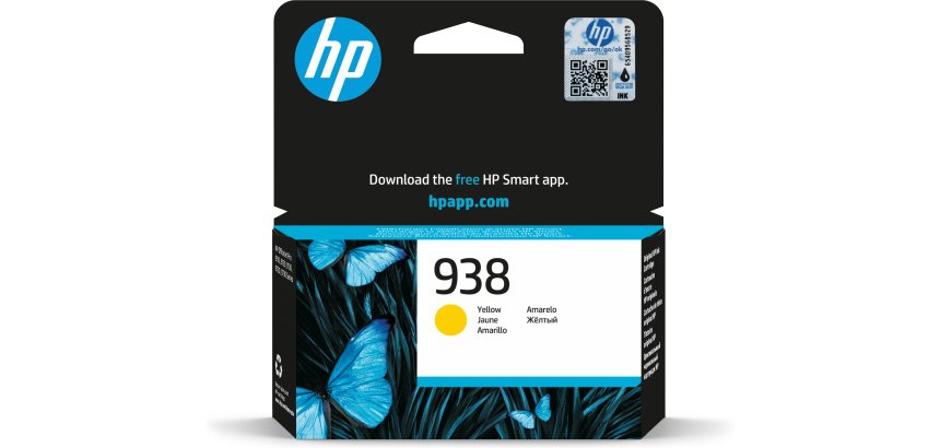 HP 938 Cartouche Encre Authentique Jaune