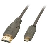 Lindy 41353 cable HDMI 2 m HDMI tipo A (Estándar) HDMI tipo D (Micro) Negro, Oro