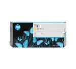 HP Cartucho de tinta amarilla DesignJet 738 de 300 ml