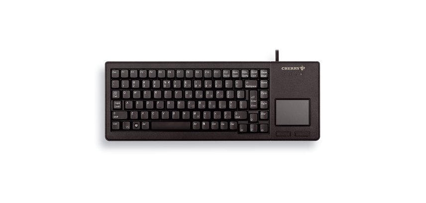 CHERRY XS Touchpad teclado USB QWERTY en Inglés de EE. UU. Negro