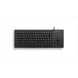 CHERRY XS G84-5400 TRACKBALL KEYBOARD Clavier filaire miniature, trackball, USB, noir, AZERTY - FR
