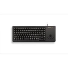 CHERRY XS G84-5400 TRACKBALL KEYBOARD Clavier filaire miniature, trackball, USB, noir, AZERTY - FR