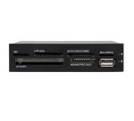 StarTech.com Lecteur de cartes mémoire interne de 3,5 pouces avec port USB 2.0 - Multicartes 22-en-1 - Noir