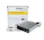 StarTech.com Lecteur de cartes mémoire interne de 3,5 pouces avec port USB 2.0 - Multicartes 22-en-1 - Noir