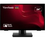 Viewsonic TD2465 pantalla de señalización Panel plano interactivo 61 cm (24") LED 250 cd / m² Full HD Negro Pantalla táctil