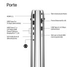 HP ProBook 4 G2a AI PC Wolf Pro Security Edition AMD Ryzen™ 7 250 Computer portatile 35,6 cm (14") WUXGA 16 GB DDR5-SDRAM 512 GB SSD Wi-Fi 6E (802.11ax) Windows 11 Pro Argento
