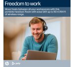HP Poly Voyager 4310-M Microsoft Teams Certified USB-C Headset +BT700 dongle +Charging Stand