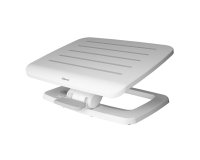 Repose-pieds fellowes hana lt reglable tension et hauteur   sur 2 niveaux coloris blanc