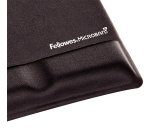 Fellowes Mouse Mat Wrist Support - Health-V Mouse Pad with Antibacterial Protection - Ergonomic Mouse Mat for Computer, Laptop, Home Office Use - Black
