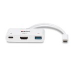 Lindy 43340 Adaptador gráfico USB 3840 x 2160 Pixeles Blanco