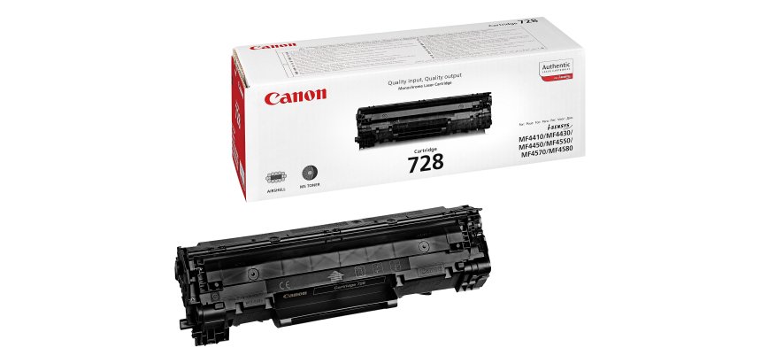 Canon 728 / 3500B002 Tóner original negro de capacidad estándar (2100 páginas)