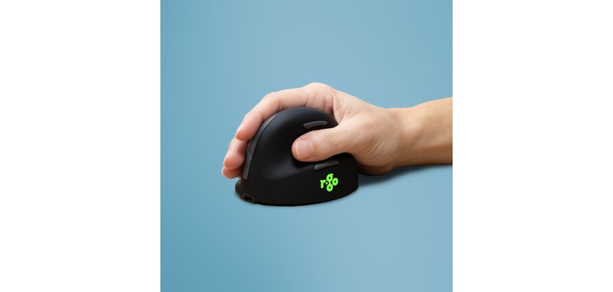 R-Go Tools Souris Ergonomique R-Go HE Break avec logiciel de pause, droiter, petit (longueur de la main < 165 mm), filaire, noir