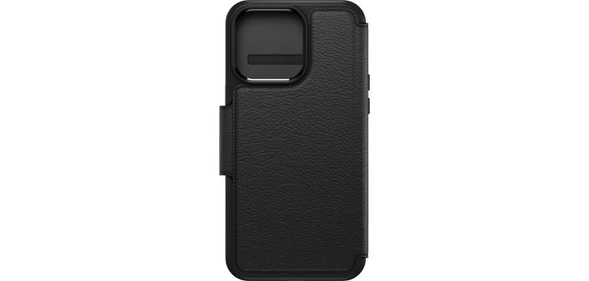 OtterBox Strada Series Folio MagSafe pour iPhone 15 Pro Max, Shadow (Black)