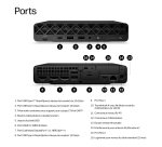 HP EliteDesk 8 Mini G2i Desktop Next Gen AI PC Copilot+ PC Intel Core Ultra 5 322 16 Go DDR5-SDRAM 512 Go SSD Windows 11 Pro Mini PC