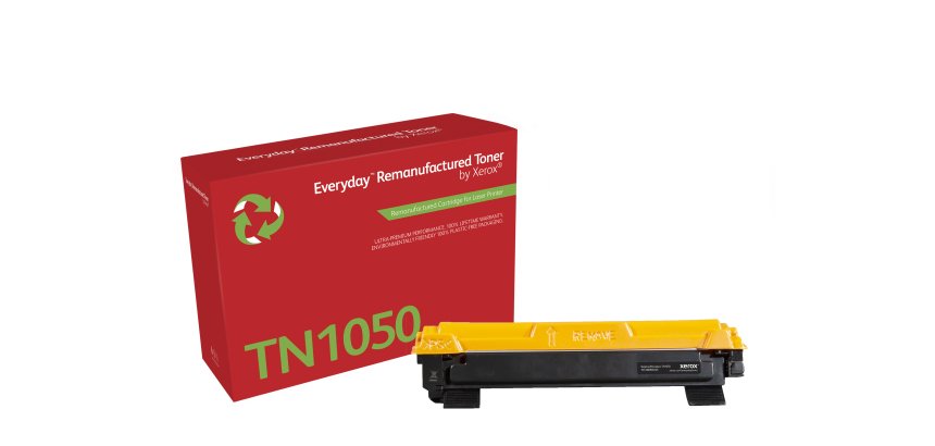 Toner remanufacturé Mono Everyday™ de Xerox compatible avec Brother TN1050, Capacité standard