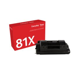 Everyday El tóner ™ Negro de Xerox es compatible con HP 81X (CF281X/ CRG-039H), Capacidad estándar