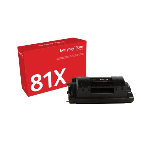 Everyday El tóner ™ Negro de Xerox es compatible con HP 81X (CF281X/ CRG-039H), Capacidad estándar