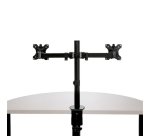 StarTech.com Desk Mount Dual Monitor Arm - Desk Clamp / Grommet VESA Monitor Mount for up to 32" (17.6lb/8kg) Displays - Ergonomic Articulating Monitor Arm - Height Adjustable/Tilt/Swivel/Rotating