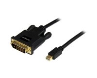 StarTech.com Cable de 1,8m Adaptador de Vídeo Mini DisplayPort a DVI-D - Conversor Pasivo - 1920x1200 - Negro