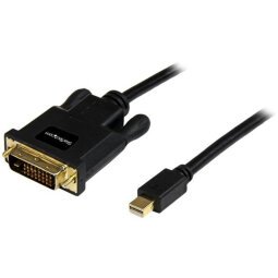 StarTech.com Cable de 1,8m Adaptador de Vídeo Mini DisplayPort a DVI-D - Conversor Pasivo - 1920x1200 - Negro