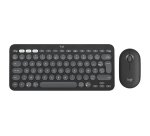 Logitech 920-012209 clavier Souris incluse Universel RF sans fil + Bluetooth AZERTY Français Graphite