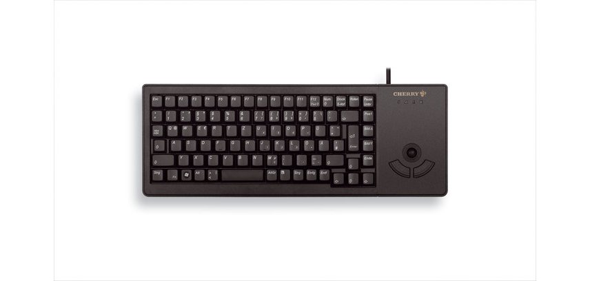 CHERRY XS Trackball teclado Universal USB QWERTY Inglés de EE. UU. Negro