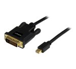 StarTech.com Câble Mini DisplayPort vers DVI de 3m - Adaptateur Mini DP à DVI - Vidéo 1080p - Lien Unique Passif mDP 1.2 vers DVI-D - mDP ou Thunderbolt 1/2 Mac/PC vers Moniteur DVI